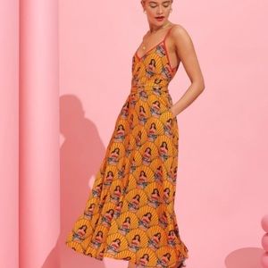 Dress maxi Greek designer 100% viscose